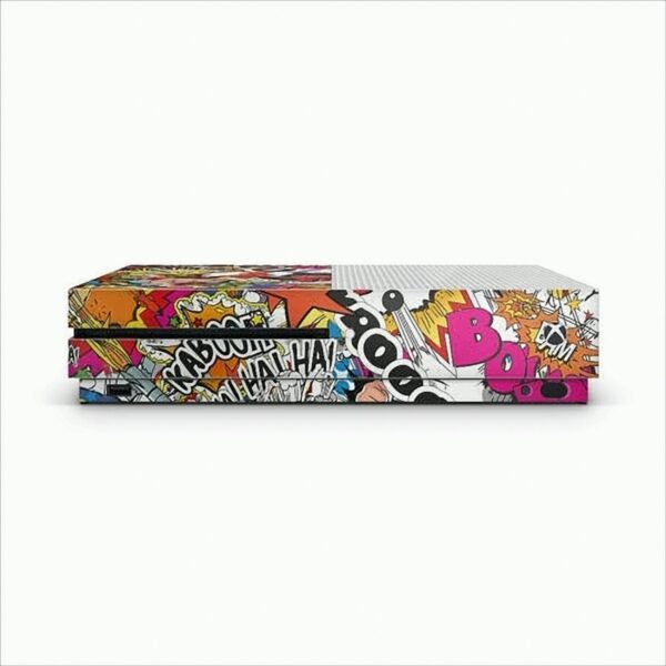 XBOX ONE S Skin - Design Aufkleber Stickerbomb Color