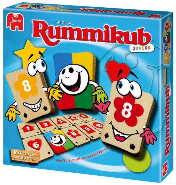 Jumbo Spiele 3954 - Original Rummikub Junior Holz