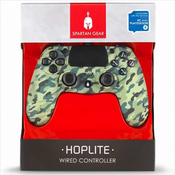 PS4 Controller Spartan Gear Hoplite wired camo kompatibel mit PC und PS-4