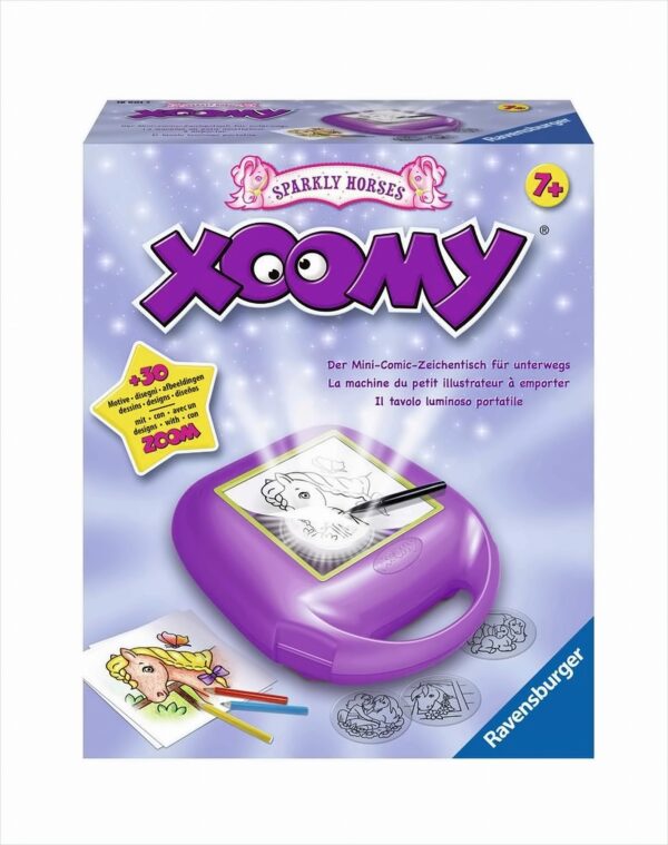 Xoomy Sparkly Horses & Xoomy 18711 Erweiterungsset, Malset