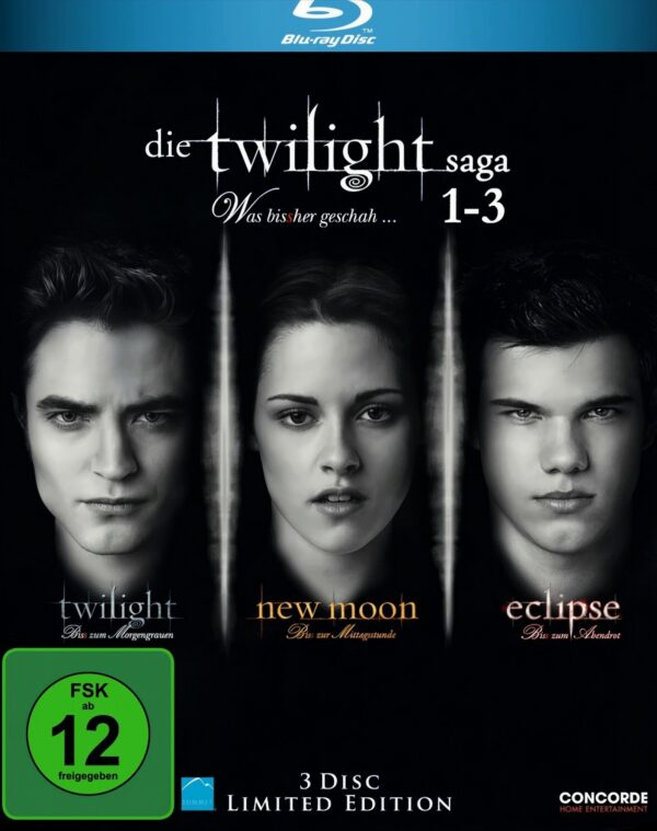 Die Twilight Saga 1-3 - Was bissher geschah... (3 Discs)