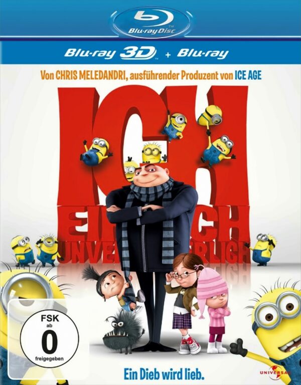 Ich - Einfach unverbesserlich (Blu-ray 3D, + Blu-ray 2D)