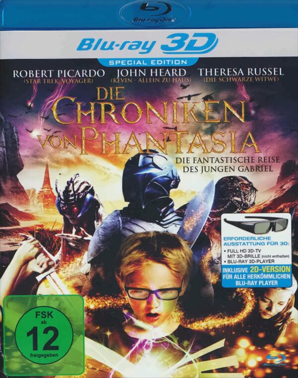 Die Chroniken von Phantasia - Die fantastische Reise des Jungen Gabriel (Real 3D Blu-ray)