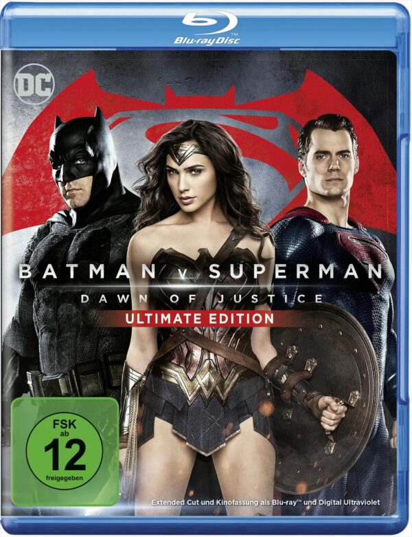 Batman v Superman: Dawn of Justice (Ultimate Edition, 2 Discs)