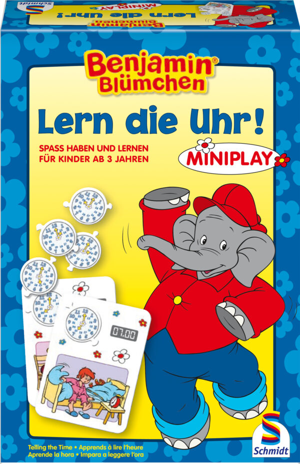 Schmidt Spiele - Benjamin Blümchen - Lern die Uhr!