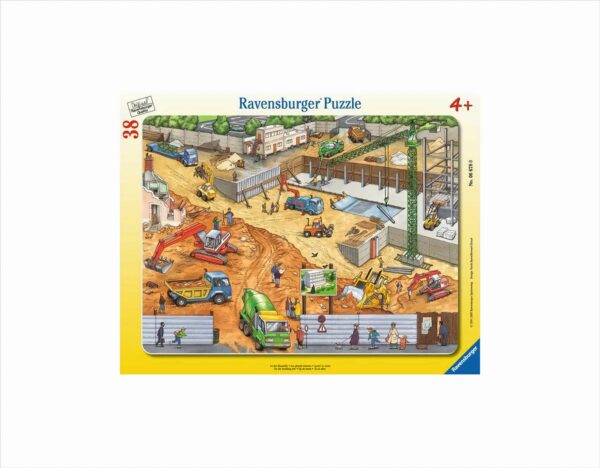 An der Baustelle Rahmenpuzzle