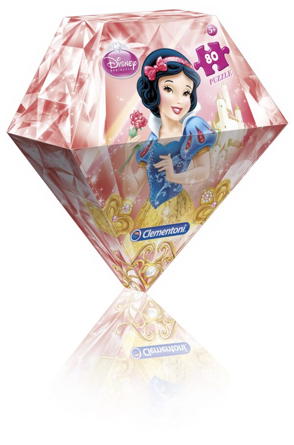 Clementoni Shaped Puzzle 80 Teile - Princess Diamond Schneewittchen