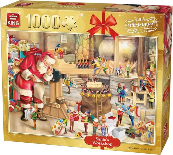 Santa's Werkstatt Weihnachten Puzzle