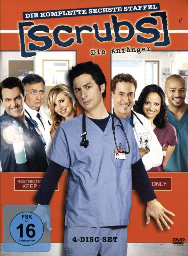 Scrubs: Die Anfänger - Die komplette sechste Staffel (4 DVDs)