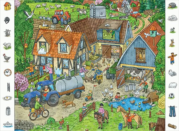 Bauernhof, 84 Teile Entdecker Puzzle