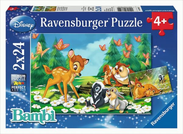 Mein Freund Bambi, 2x24 Teile Puzzle