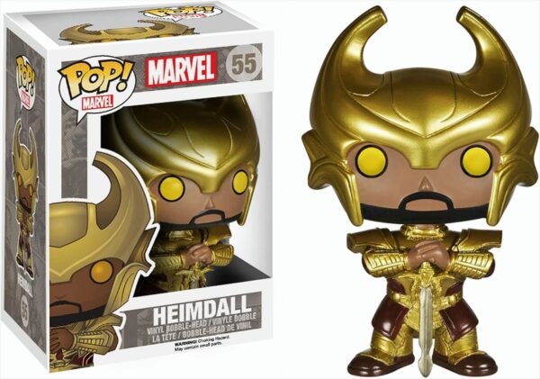 POP! Thor The Dark World Movie Heimdall with Helmet Wackelkopf-Figur