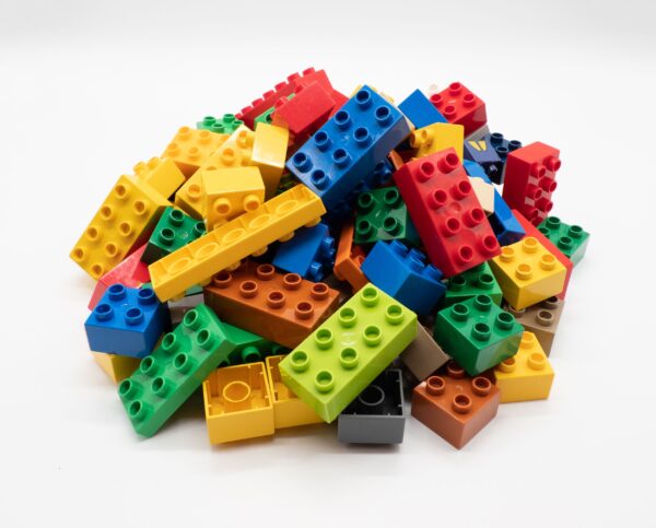 100 Lego Duplo Grundsteine