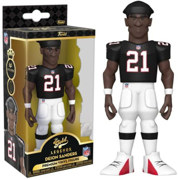 NFL - Deion Sanders Gold Vinyl Figur 30 cm