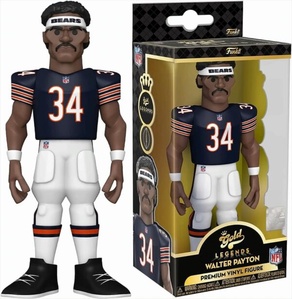 NFL - Walter Payton Gold Vinyl Figur 13 cm