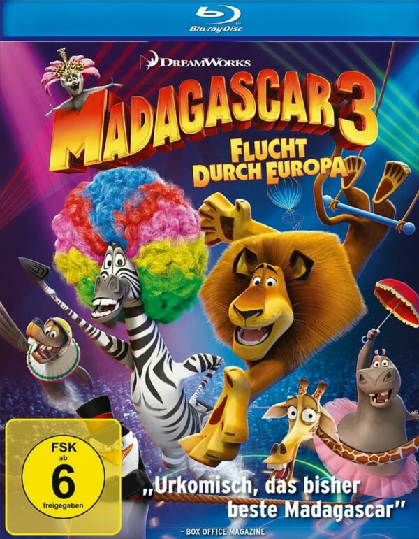 Madagascar 3: Flucht durch Europa