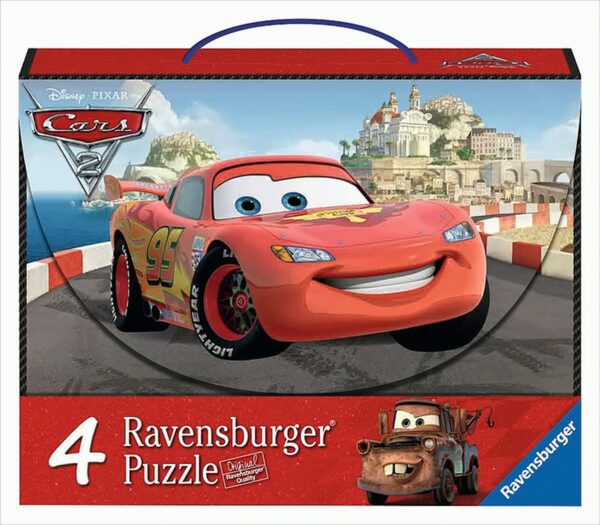 Disney Cars: Abenteuer mit Cars - 2X 64 / 2X 81 Teile Puzzlekoffer