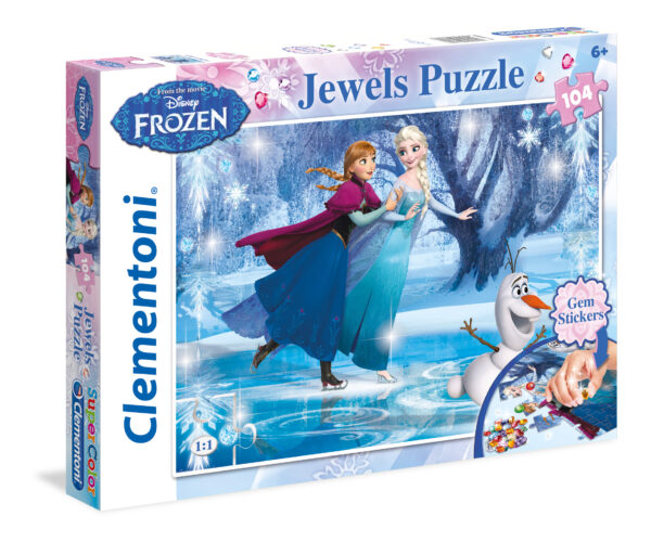 Jewels Puzzle Frozen, 104 Teile