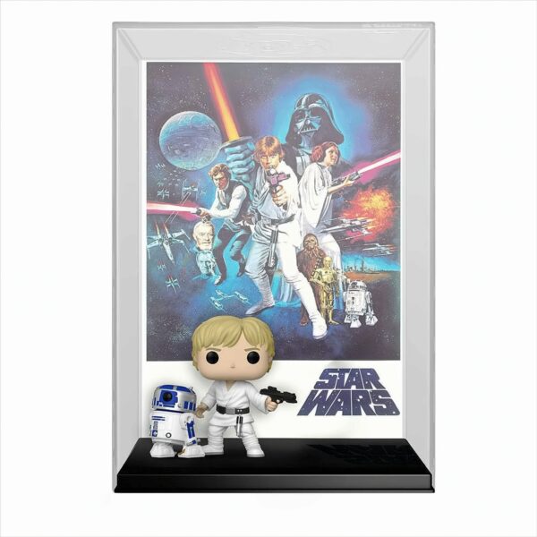 POP -Movie Poster Star Wars Luke Skywalker & R2-D2