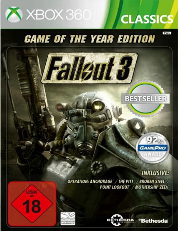 Fallout 3: Game of the Year Classics Hits Relaunch