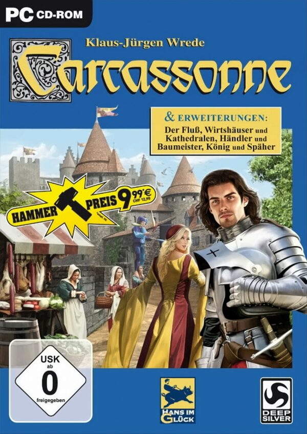 Carcassonne inkl. vier Erweiterungen