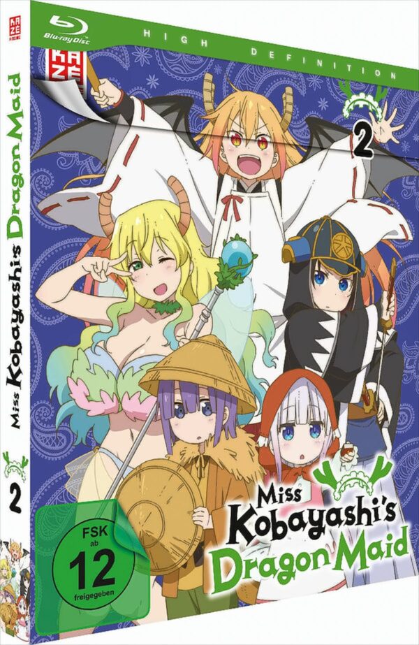 Miss Kobayashi's Dragon Maid Vol. 2 Blu-ray