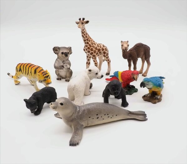 Schleich 10 zufällige kleine Tiere