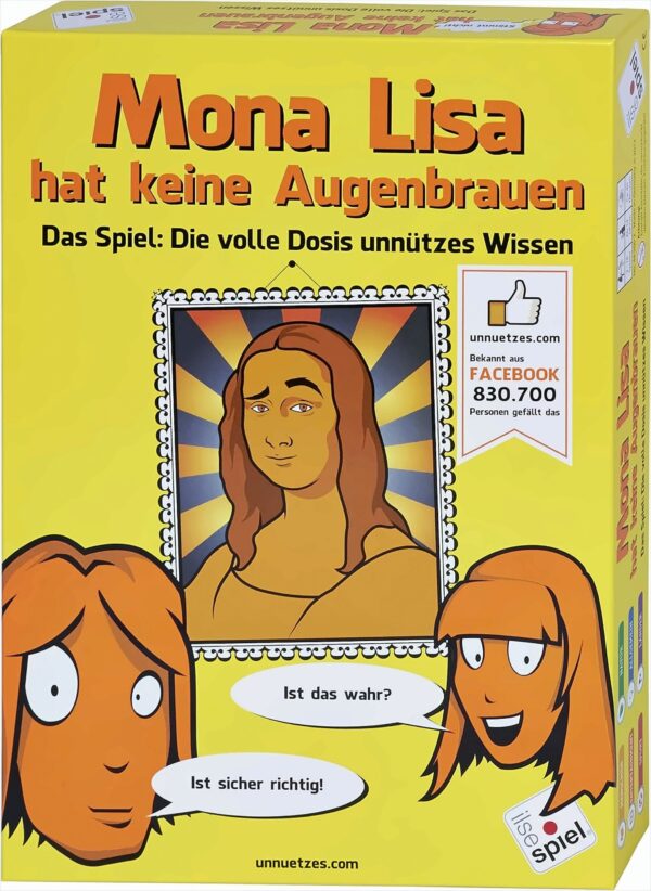 Mona Lisa hat keine Augenbrauen - Das Spiel: Die volle Dosis unnützes Wissen