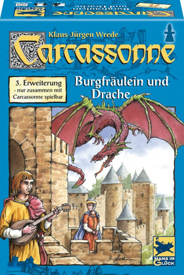 Carcassonne: Burgfräulein und Drache