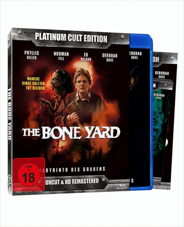 The Boneyard Limitiert auf 666 Stück Platinum Cult Edition Uncut und HD Remastered + DVD Blu-ray