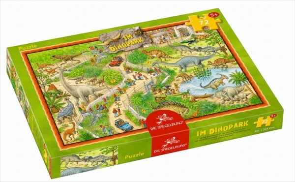 Die Spiegelburg - Boxpuzzle - Im Dinopark, 72 Teile