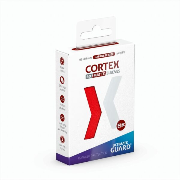 UG Cortex Sleeves Japan Size Matt Rot 60 ct.