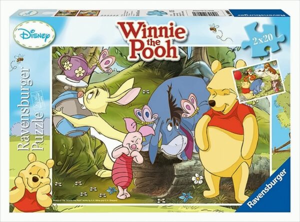 Ravensburger Puzzle - Ein lustiger Tag mit Winnie, 2 x 20 Teile