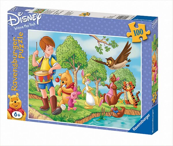 Disney Winnie the Pooh - Im Gleichschritt marsch - 100 Teile Puzzle