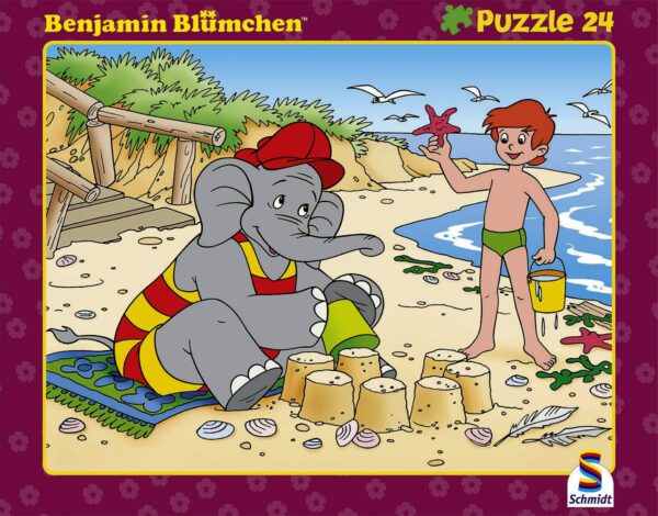 Benjamin Blümchen - Rahmenpuzzle 24 Teile