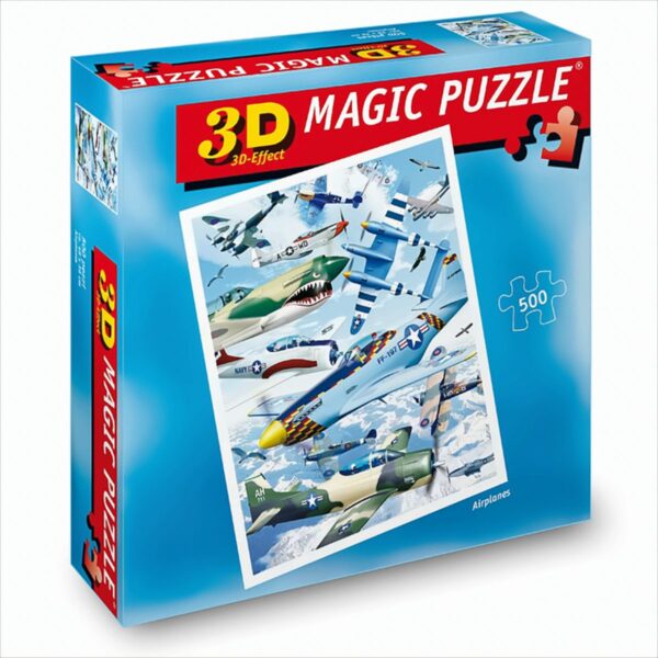 3D MAGIC PUZZLE 500 Teile Airplanes