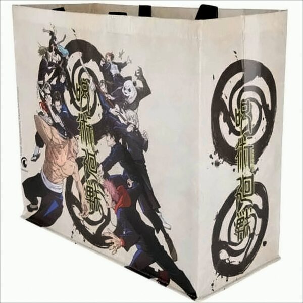 Tasche JuJutsu Kaisen Einkaufstasche beige 40 x 45 x 20 cm