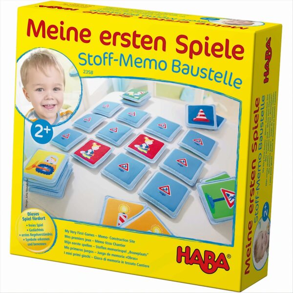 Meine ersten Spiele - Stoff-Memo Baustelle