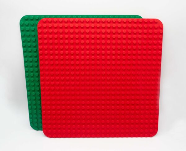 Lego Duplo Große Bauplatten Rot und Grün