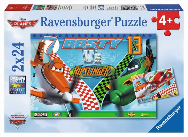 Dusty, der mutige Flieger 2 x 24 Teile Puzzle