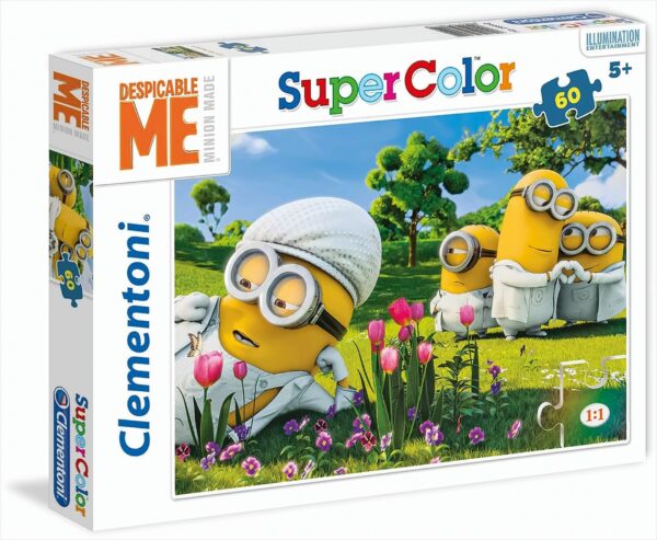 Clementoni - Supercolor Puzzle, 60 Teile - Minions