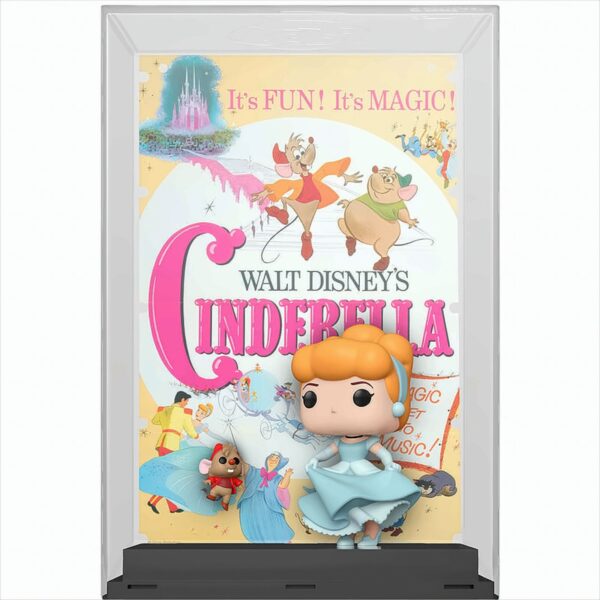 POP Movie Poster - Disney 100 -Cinderella with Jaq