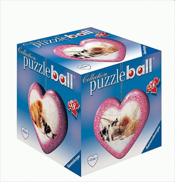 puzzleball - 58 Teile - Herz - Freundschaft