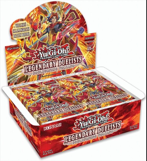 Yu-Gi-Oh! Soulburning Volcano Booster Display LEDU10 Englisch