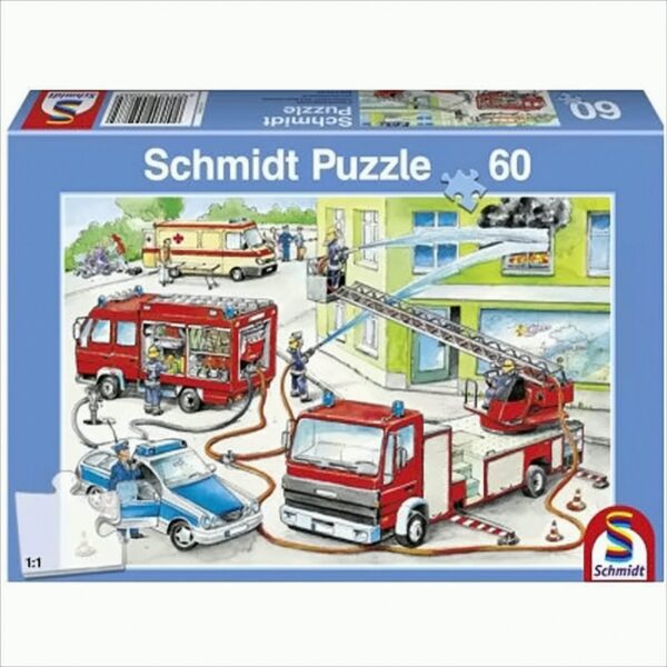 Feuerwehreinsatz, 60 Teile Puzzle