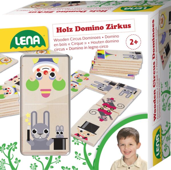 Lena - Holzspielzeug - Domino Zirkus