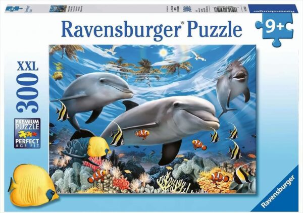 Karibisches Lächeln - Delfinen puzzle