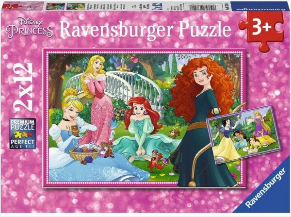 In der Welt der Disney Prinzessinnen, 2 x 12 Teile puzzle