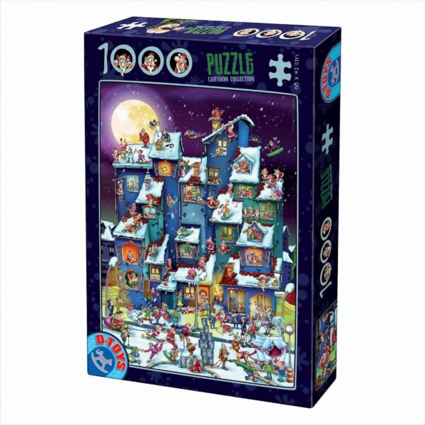 Cartoon Santa Claus Party Puzzle 1000 Stück