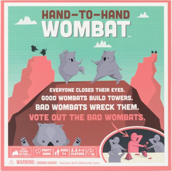 Hand to Hand Wombat Card Game by Fun Family Card Games for Adults Teens & Kids - Fun Party Games, 3-6 Players